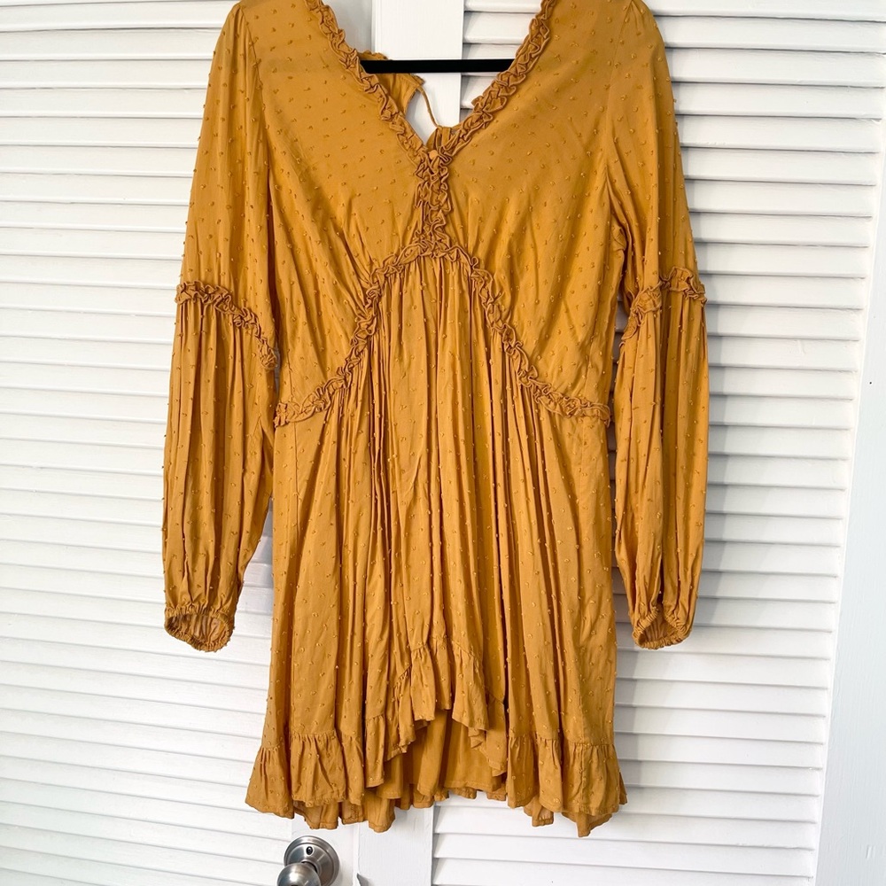 AUGUSTE Ryanne Dress in Mustard